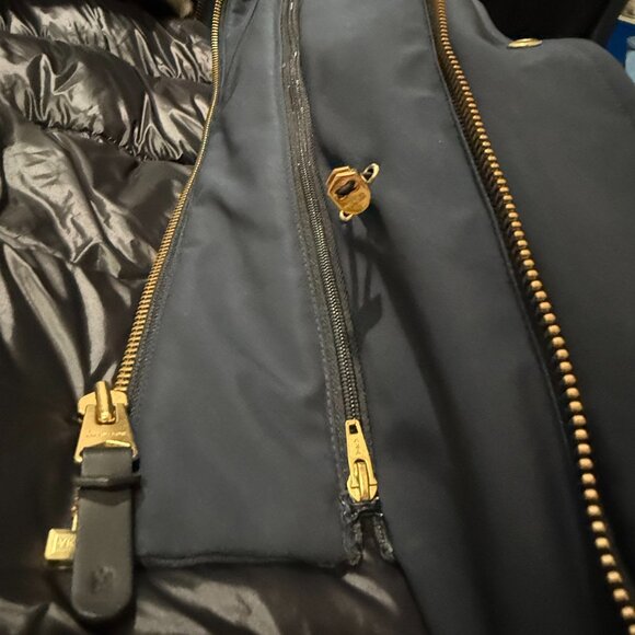 MACKAGE EDWARD-FZ 2-in-1 down parka with hooded bib and natural fur XXL (44) - Picture 2 of 14